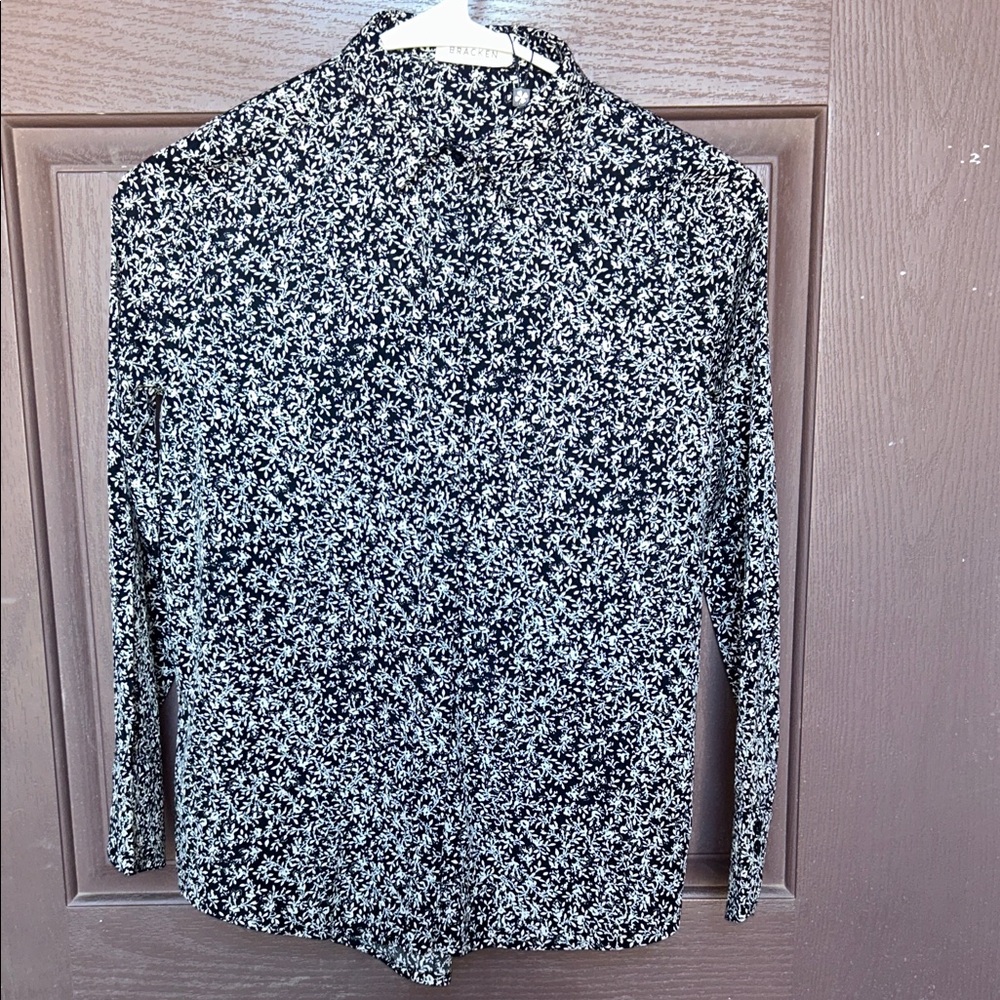 Molly Bracken Black and White Floral Top